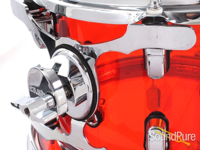 Crush Drums 4pc Acrylic Series Drum Set-Red — image 3