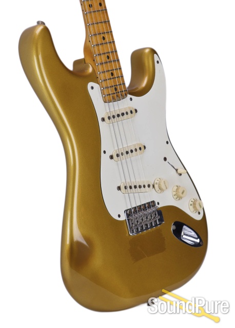 1982 Fender Shoreline Gold Stratocaster #V000726 - Used — image 10