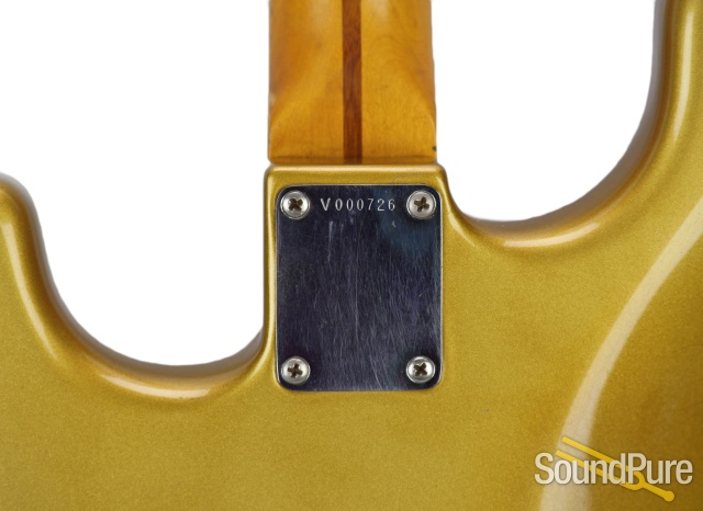 1982 Fender Shoreline Gold Stratocaster #V000726 - Used — image 15