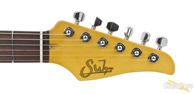 Suhr Classic Antique Pro Black Over 3 Tone Burst #JS1W8E — image 4