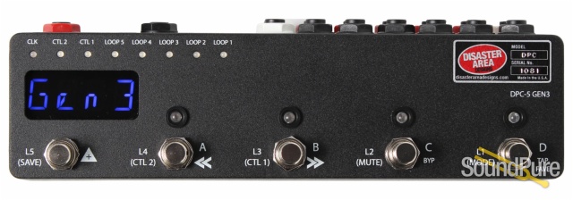 Disaster Area Designs DPC-5 Midi Pedalboard Controller Black — image 2