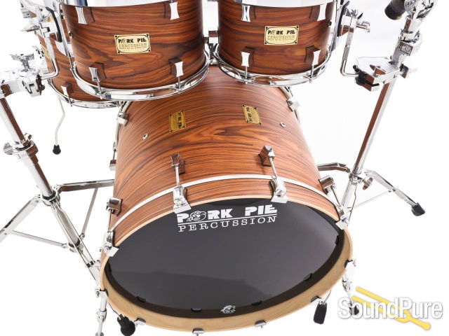 Pork Pie 5pc Maple Drum Set- Rosewood Oil — image 4
