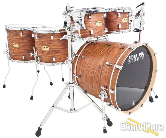 Pork Pie 5pc Maple Drum Set- Rosewood Oil