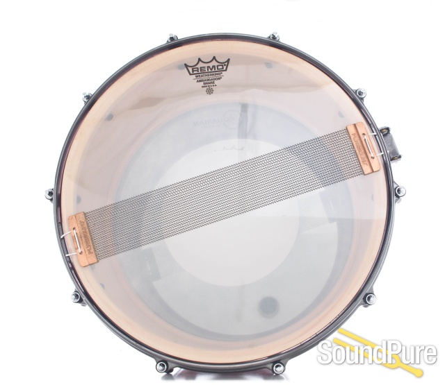 Noble & Cooley 7x14 SS Classic Maple Snare Drum-Red Sparkle — image 3