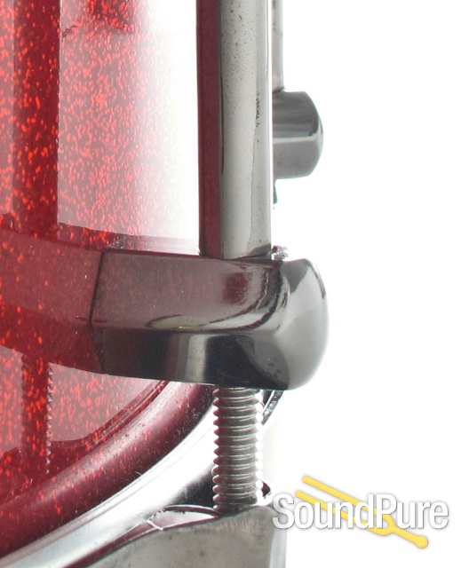 Noble & Cooley 7x14 SS Classic Maple Snare Drum-Red Sparkle — image 5