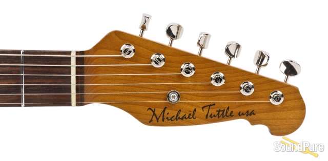 Michael Tuttle Tuned T Vintage White Electric #429 - Used — image 3