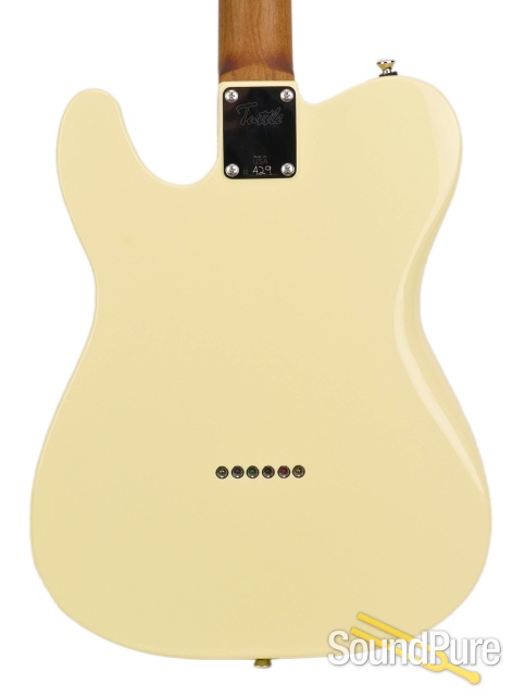 Michael Tuttle Tuned T Vintage White Electric #429 - Used — image 9