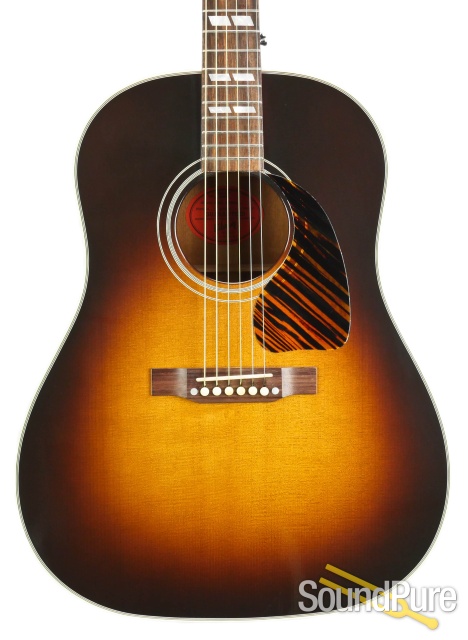Gibson SJ Woody Guthrie Sunburst Acoustic #11392037 - Used — image 1