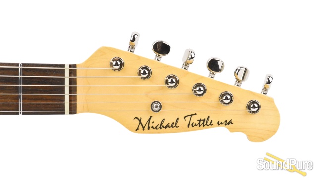 Michael Tuttle Tuned ST Satin Shoreline Gold Electric #449 — image 4