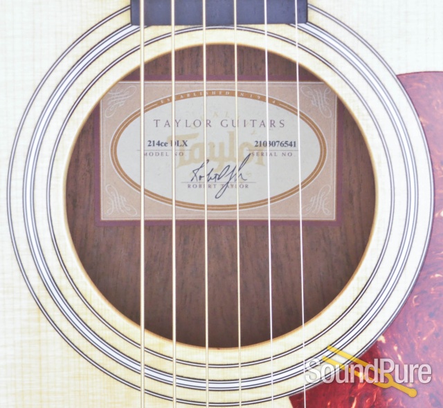 Taylor 214CE DLX Acoustic Guitar #2103076541 - Used — image 9