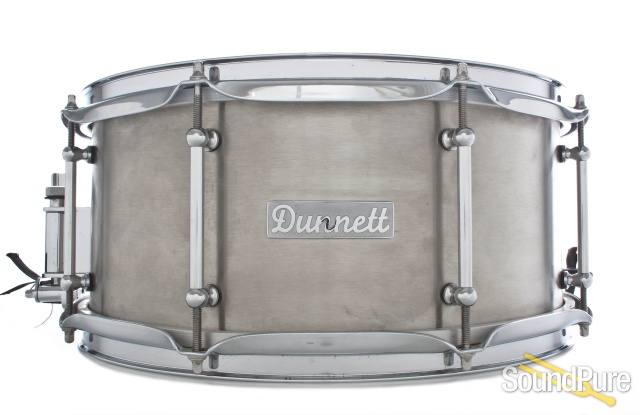 Dunnett Classic 6.5x14 Stainless Steel Snare Drum — image 1