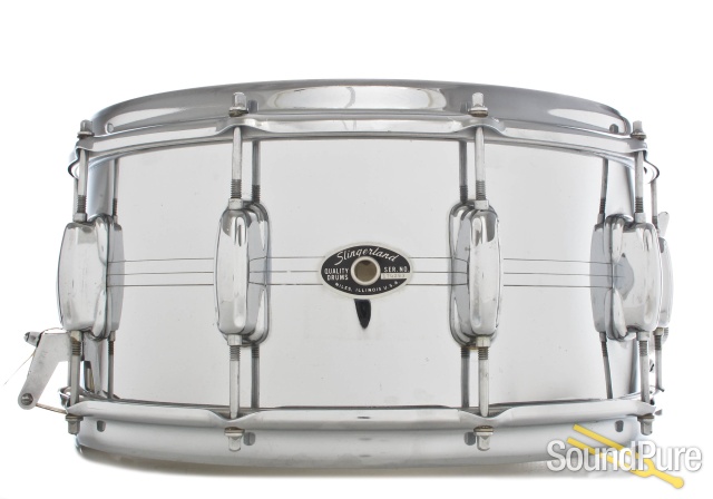 Slingerland 6.5x14 COB Gene Krupa Sound King Snare Drum 70's — image 1