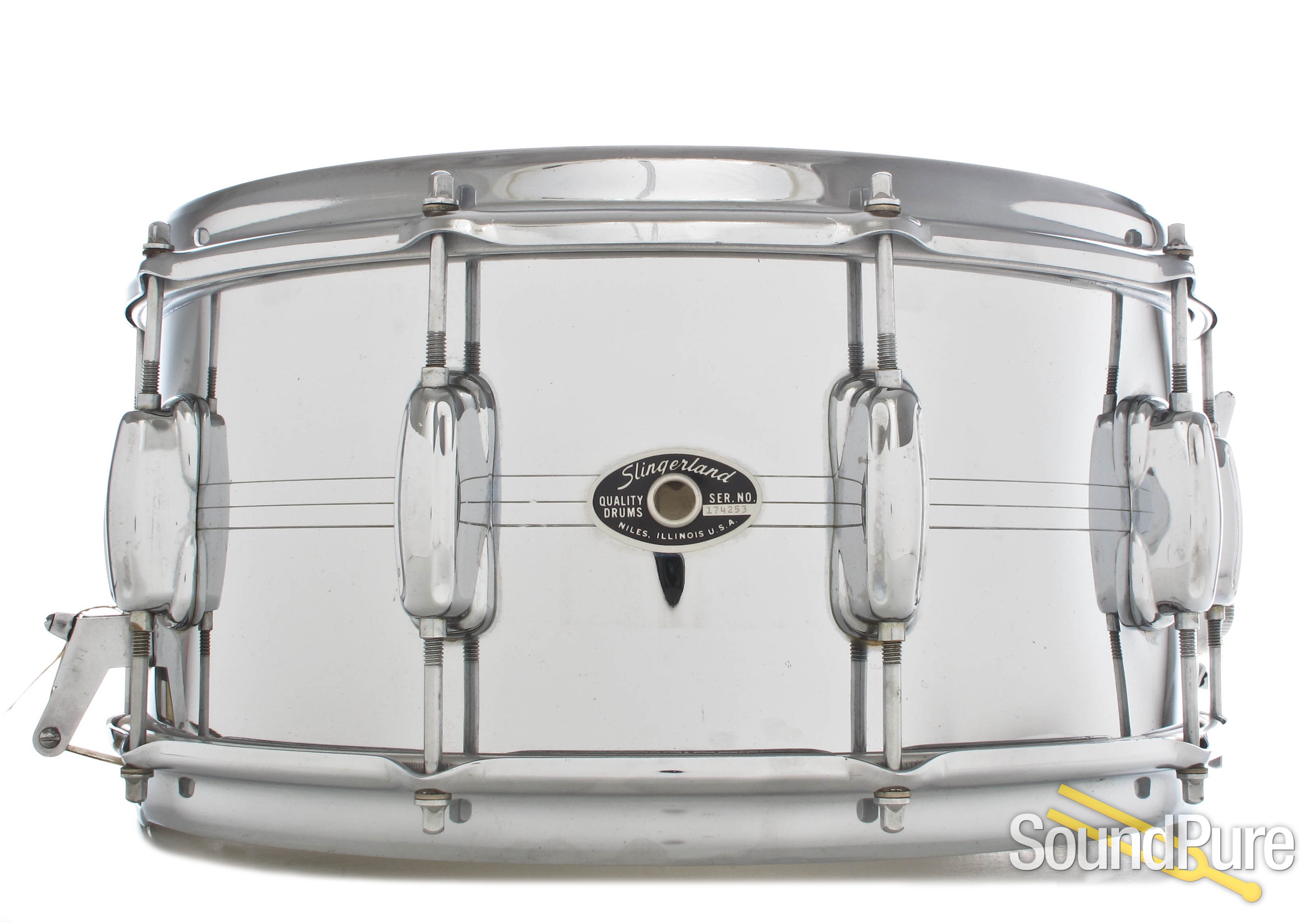 Slingerland 6.5x14 COB Gene Krupa Sound King Snare Drum 70