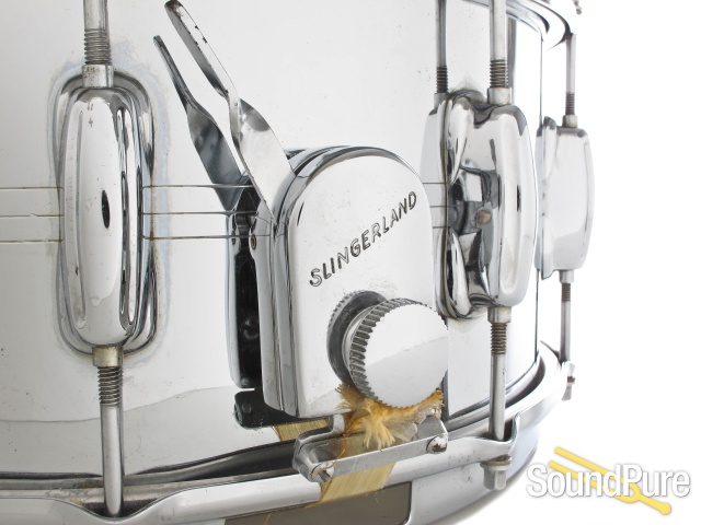 Slingerland 6.5x14 COB Gene Krupa Sound King Snare Drum 70's — image 4