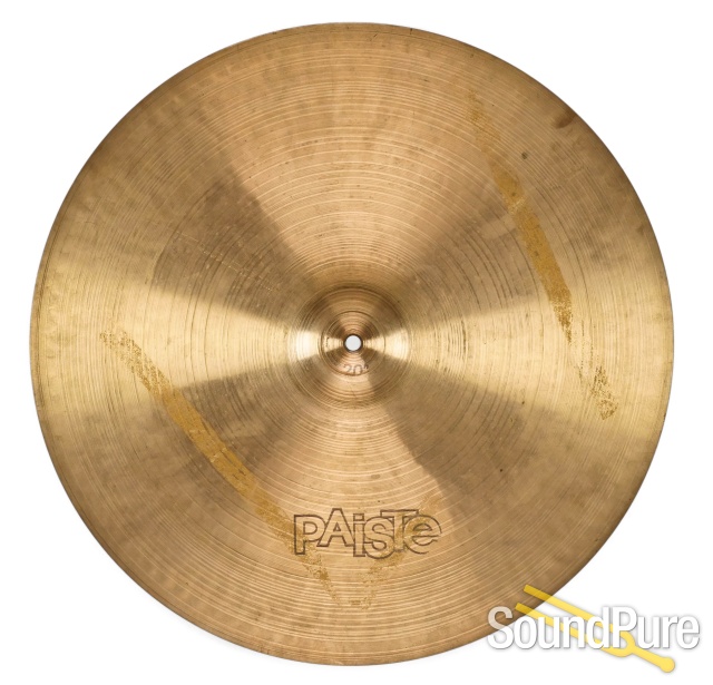Paiste 20" 2002 Black Label Ride Cymbal-Vintage 70's — image 3