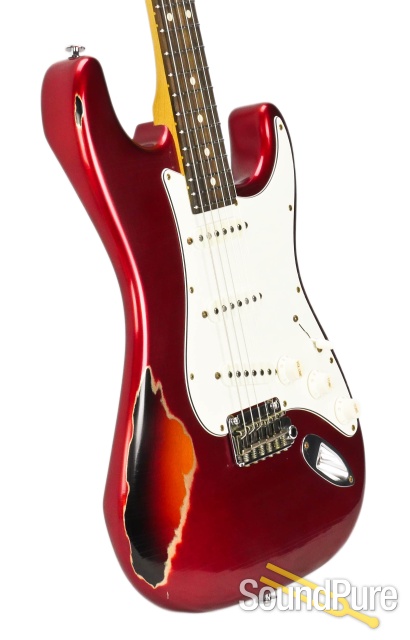 Suhr Classic Antique Pro Red Over 3 Tone Burst #JS6R6U — image 4