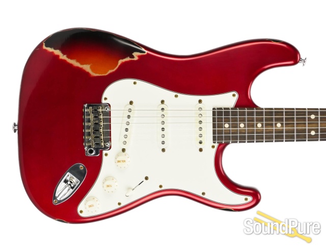 Suhr Classic Antique Pro Red Over 3 Tone Burst #JS6R6U — image 5