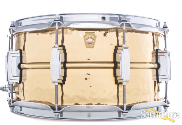 Ludwig 6.5x14 Hammered Bronze Phonic Snare Drum — image 1