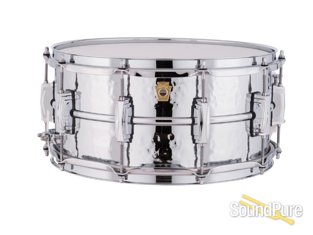 Ludwig 6.5x14 Hammered Supraphonic Snare Drum-Chrome — image 1