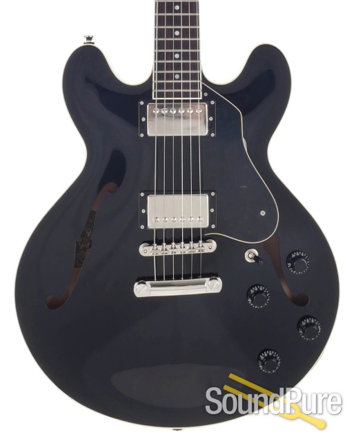 Collings I-35 LC Jet Black Semi Hollow Electric #181046 — image 1