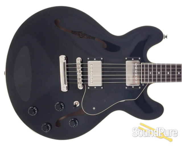 Collings I-35 LC Jet Black Semi Hollow Electric #181046 — image 9