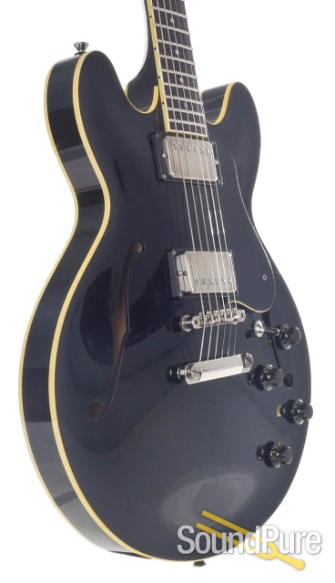 Collings I-35 LC Jet Black Aged Semi Hollow #181065 — image 4