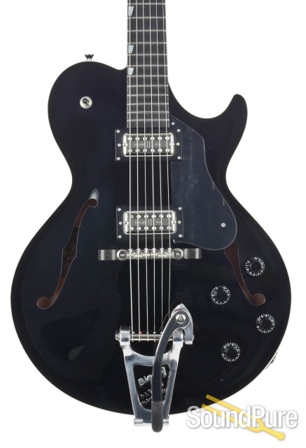 Collings Statesman LC Jet Black w/ LollarTron Pickups — image 1