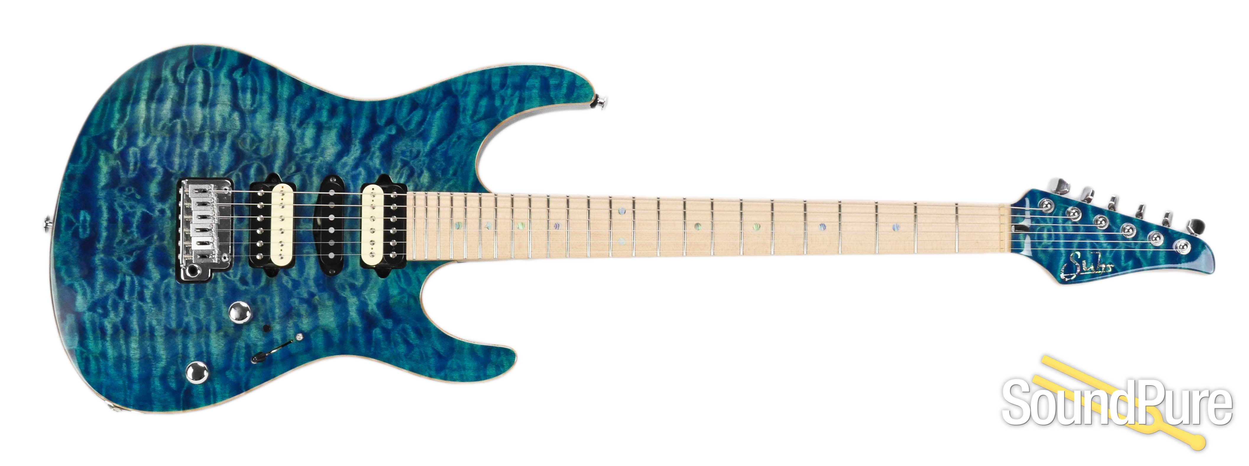 Suhr Modern Aqua Blue Burst Electric #17849 - Used