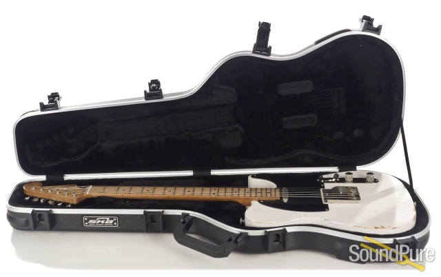 Luxxtone Choppa T Trans White Electric Guitar #240 — image 6