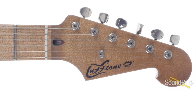 Luxxtone Choppa T Trans White Electric Guitar #240 — image 7