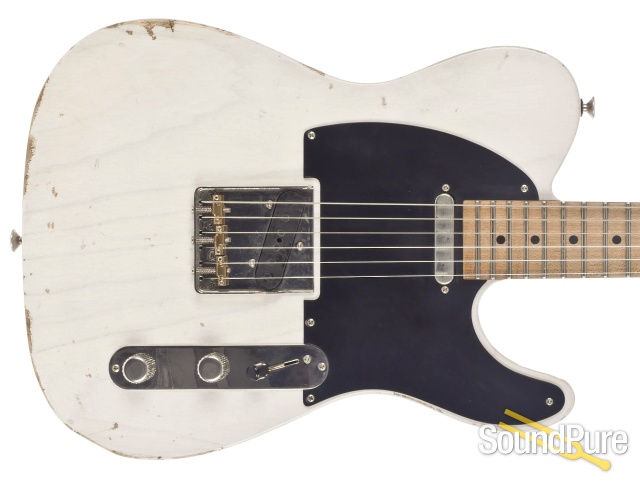 Luxxtone Choppa T Trans White Electric Guitar #240 — image 9