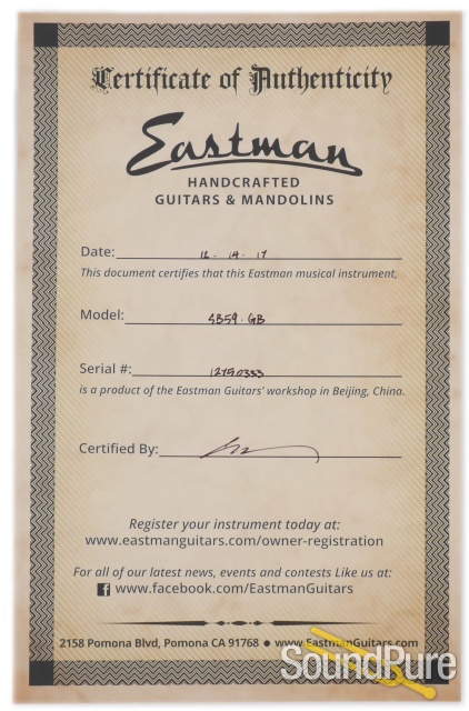Eastman SB59-GB Goldburst Electric Guitar #12750333 — image 2