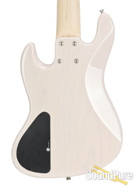 Sadowsky MV5 Trans White 5-String Electric Bass #M9875 — image 4