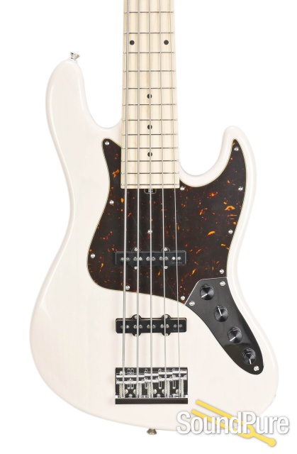 Sadowsky MV5 Trans White 5-String Electric Bass #M9875 — image 1