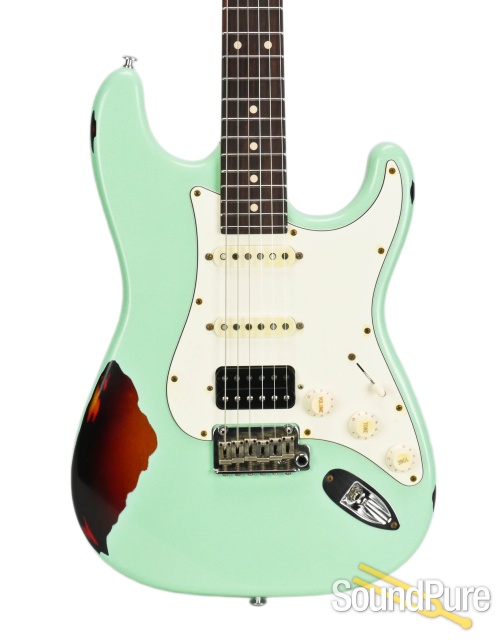 Suhr Classic Antique Pro Surf Green over 3 TB #JS9U7Q — image 1