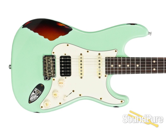 Suhr Classic Antique Pro Surf Green over 3 TB #JS9U7Q — image 5