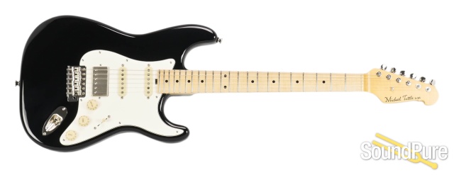 Michael Tuttle Custom Classic S Black Nitro HSS #470 — image 3