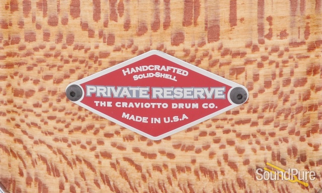 Craviotto 6.5x14 Private Reserve Sycamore Custom Snare Drum — image 5