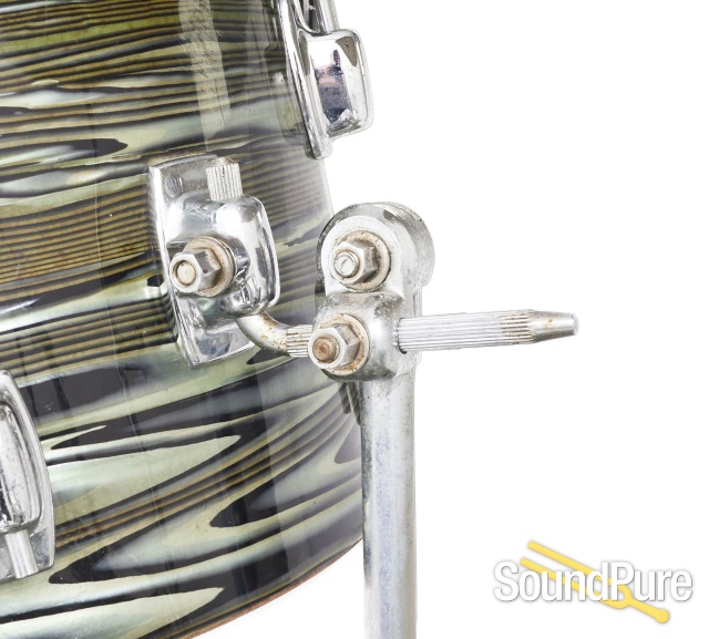 Ludwig 4pc Standard Vintage Drumset w/Paiste-Avocado Strata — image 4