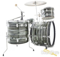 Ludwig 4pc Standard Vintage Drumset w/Paiste-Avocado Strata
