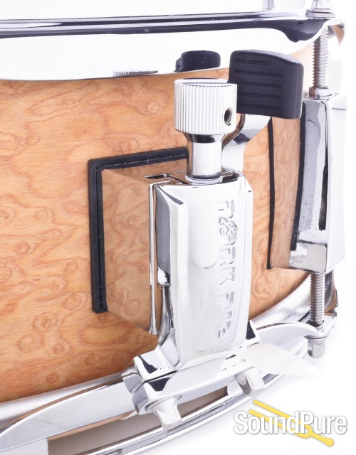 Pork Pie 5x13 Brandied Peach Maple Snare Drum-Natural — image 4