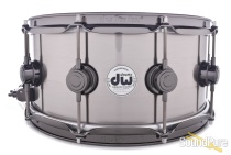 DW 6.5x14 Collectors Series Black Titanium Shell Snare Drum DW 6.5x14 Collectors Series Black Titanium Shell Snare Drum
