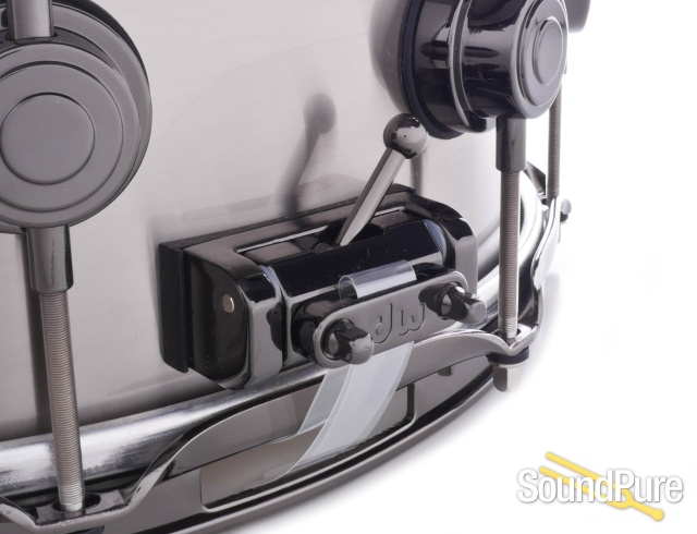 DW 6.5x14 Collectors Series Black Titanium Shell Snare Drum — image 4