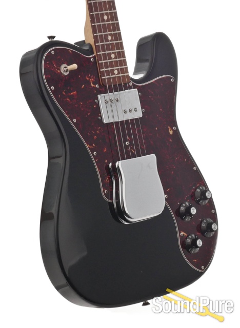 Fender American Vintage '72 Tele Custom Black #V07702 - Used — image 4