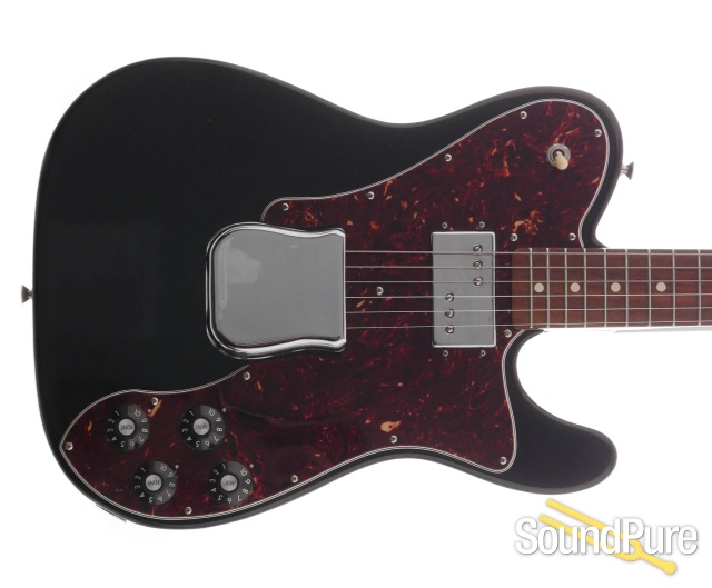 Fender American Vintage '72 Tele Custom Black #V07702 - Used — image 6