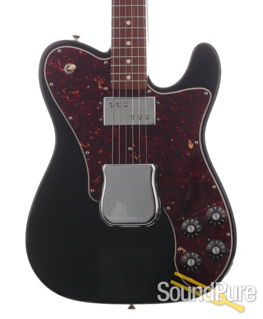 Fender American Vintage '72 Tele Custom Black #V07702 - Used — image 1