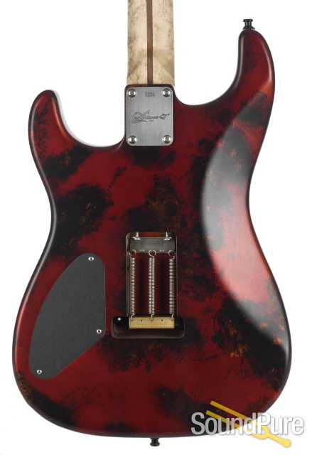 Luxxtone El Machete Blackened Copper HH Electric Guitar #234 — image 4