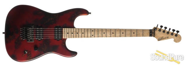 Luxxtone El Machete Blackened Copper HH Electric Guitar #234 — image 7