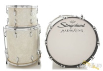 Slingerland 3pc 1960s Vintage Drum Set - White Marine Pearl