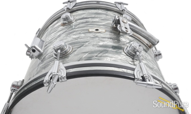 Camco 4pc Vintage Oaklawn 60's Drum Set- Sky Blue Pearl — image 8